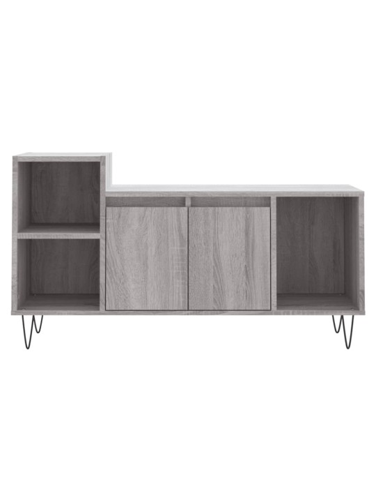 Tv skapītis, pelēcīgs, 100x35x55 cm, inženierijas koks