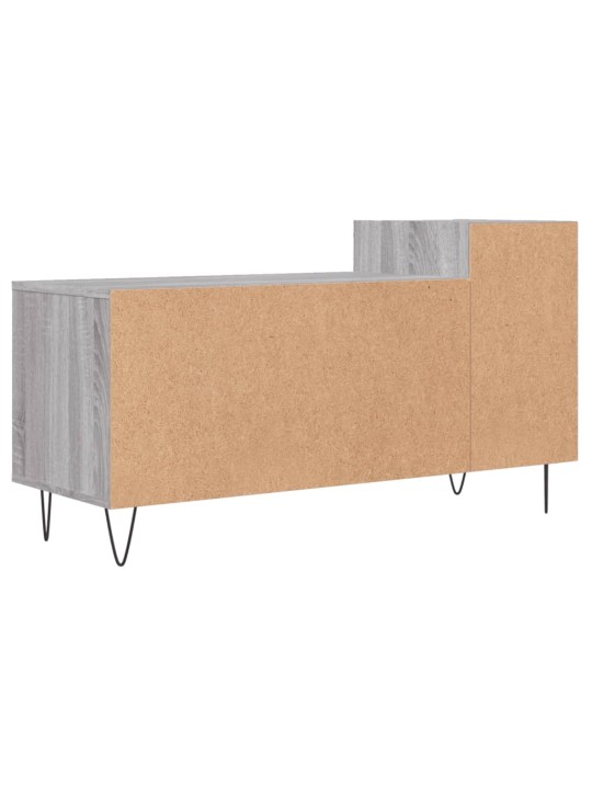 Tv skapītis, pelēcīgs, 100x35x55 cm, inženierijas koks