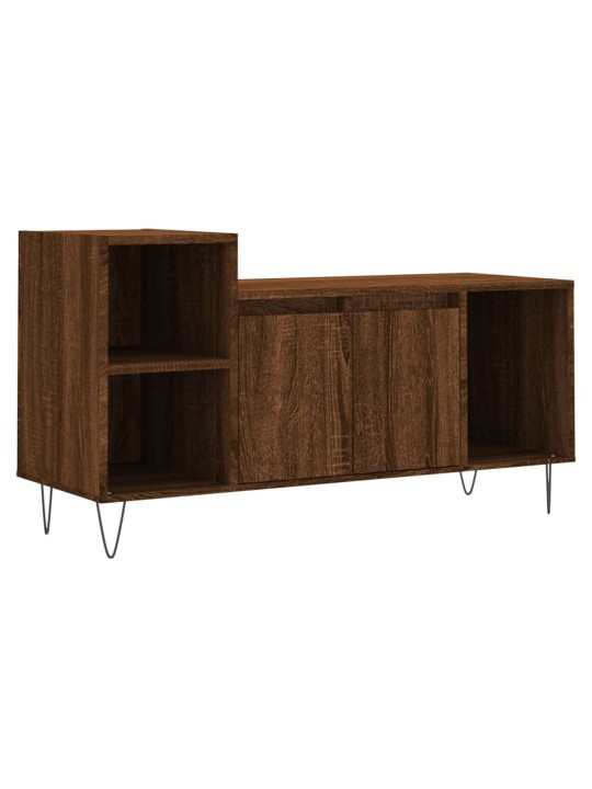 Tv skapītis, ozolkoka krāsa, 100x35x55 cm, inženierijas koks