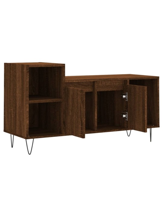 Tv skapītis, ozolkoka krāsa, 100x35x55 cm, inženierijas koks