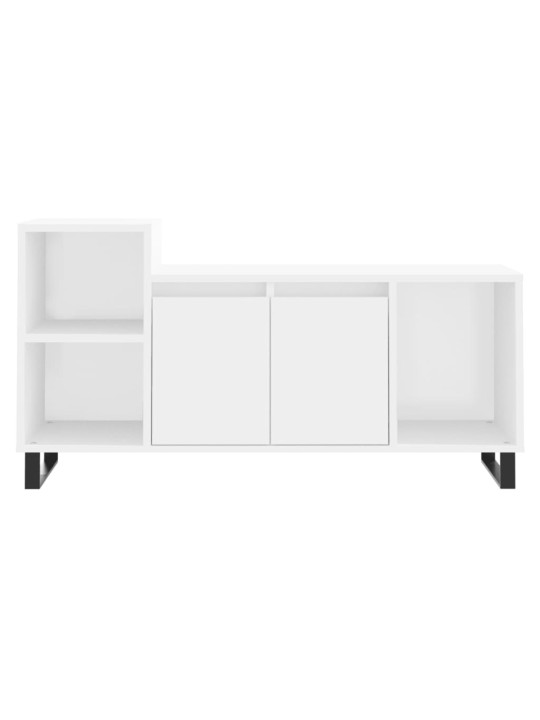Tv skapītis, balts, 100x35x55 cm, inženierijas koks