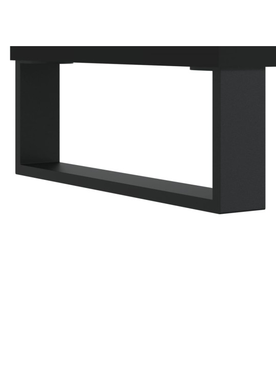 Tv skapītis, melns, 100x35x55 cm, inženierijas koks