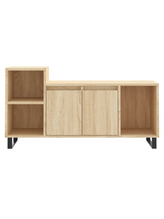 Tv skapītis, ozolkoka krāsa, 100x35x55 cm, inženierijas koks