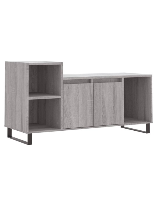 Tv skapītis, pelēcīgs, 100x35x55 cm, inženierijas koks