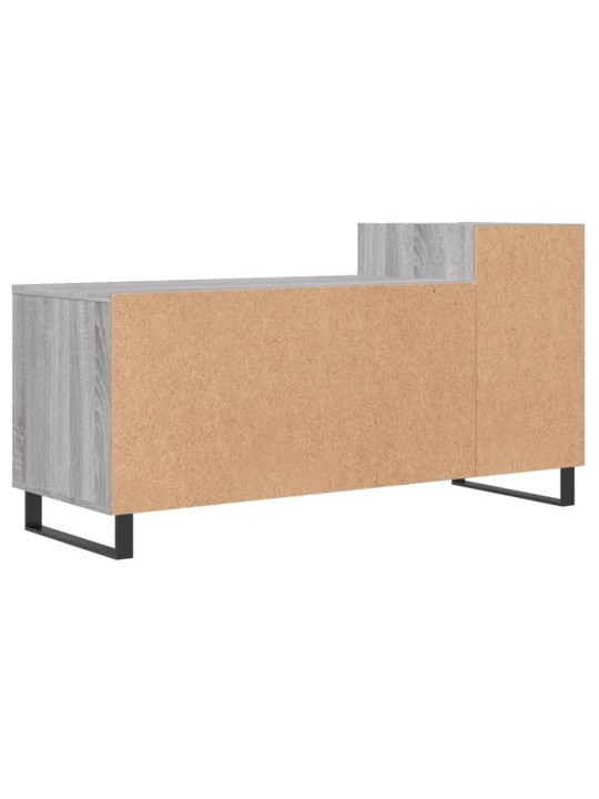 Tv skapītis, pelēcīgs, 100x35x55 cm, inženierijas koks