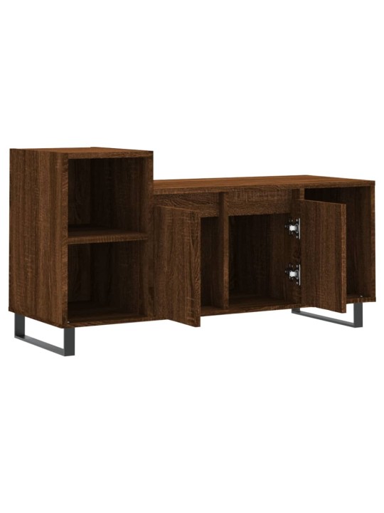 Tv skapītis, ozolkoka krāsa, 100x35x55 cm, inženierijas koks