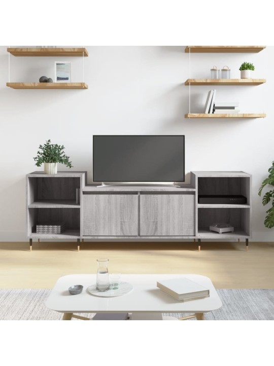 Tv skapītis, pelēks, 160x35x55 cm, inženierijas koks