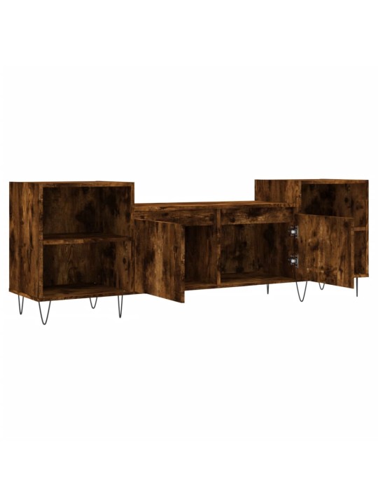 TV skapītis, ozolkoka krāsa, 160x35x55 cm, inženierijas koks