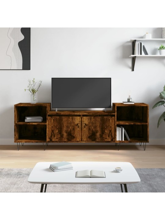 TV skapītis, ozolkoka krāsa, 160x35x55 cm, inženierijas koks