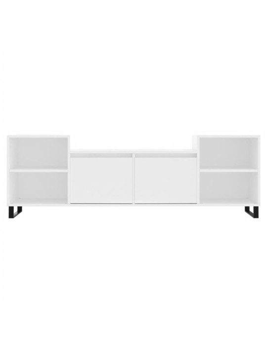 Tv skapītis, balts, 160x35x55 cm, inženierijas koks