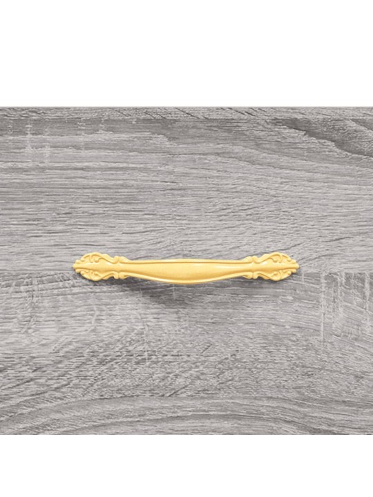 Apavu plaukts, pelēcīga ozolkoka,102x36x60cm, inženierijas koks