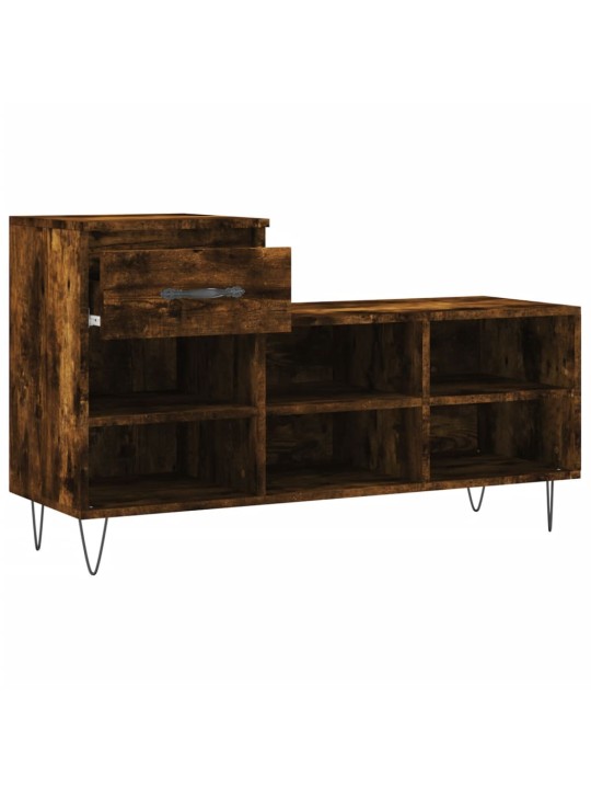 Apavu plaukts, ozolkoka krāsa, 102x36x60 cm, inženierijas koks