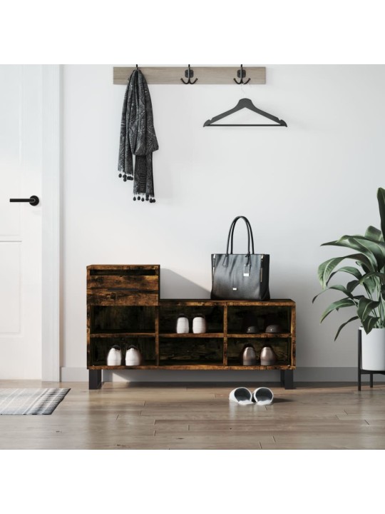 Apavu plaukts, ozolkoka krāsa, 102x36x60 cm, inženierijas koks