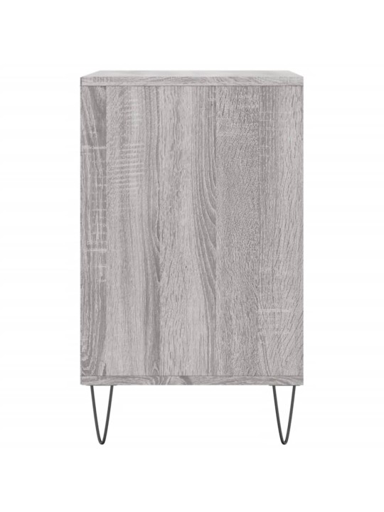 Apavu plaukts, pelēcīga ozolkoka,102x36x60cm, inženierijas koks