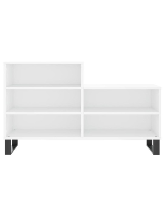 Apavu plaukts, balts, 102x36x60 cm, inženierijas koks