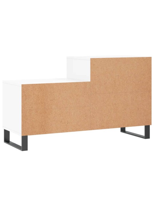 Apavu plaukts, balts, 102x36x60 cm, inženierijas koks