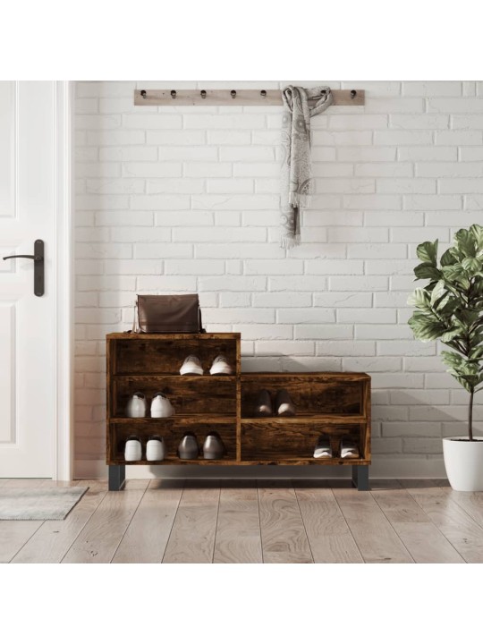 Apavu plaukts, ozolkoka krāsa, 102x36x60 cm, inženierijas koks