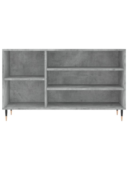 Apavu plaukts, betonpelēks, 102x36x60 cm, inženierijas koks
