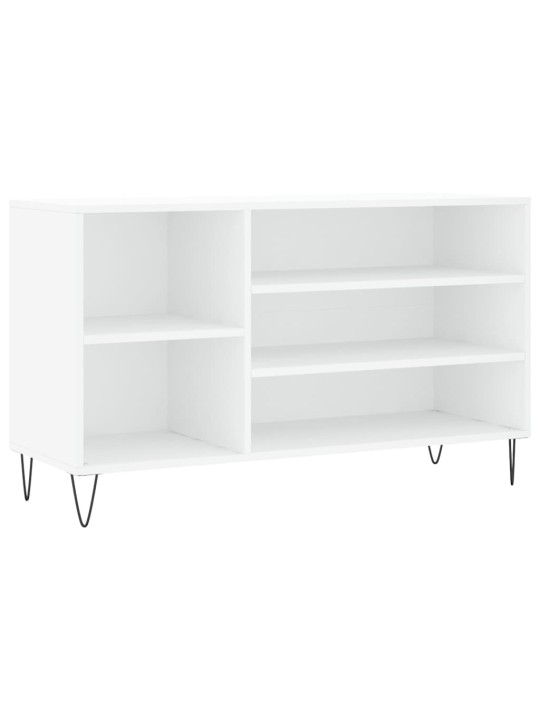 Apavu plaukts, balts, 102x36x60 cm, inženierijas koks