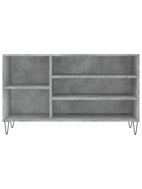 Apavu plaukts, betonpelēks, 102x36x60 cm, inženierijas koks