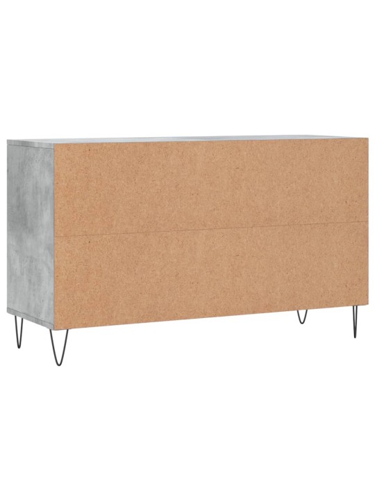 Apavu plaukts, betonpelēks, 102x36x60 cm, inženierijas koks