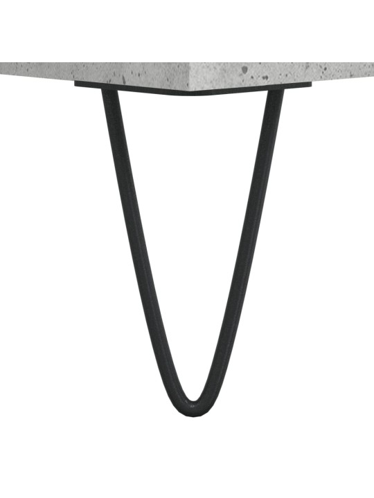 Apavu plaukts, betonpelēks, 102x36x60 cm, inženierijas koks