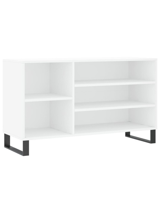 Apavu plaukts, balts, 102x36x60 cm, inženierijas koks