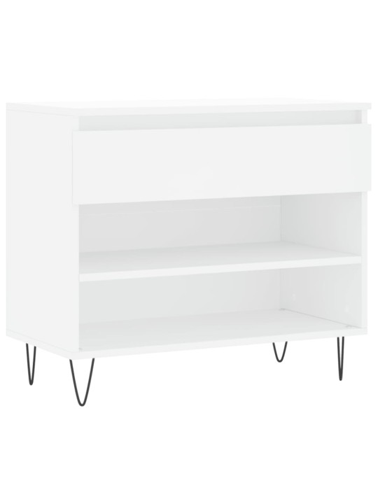 Apavu plaukts, balts, 70x36x60 cm, inženierijas koks