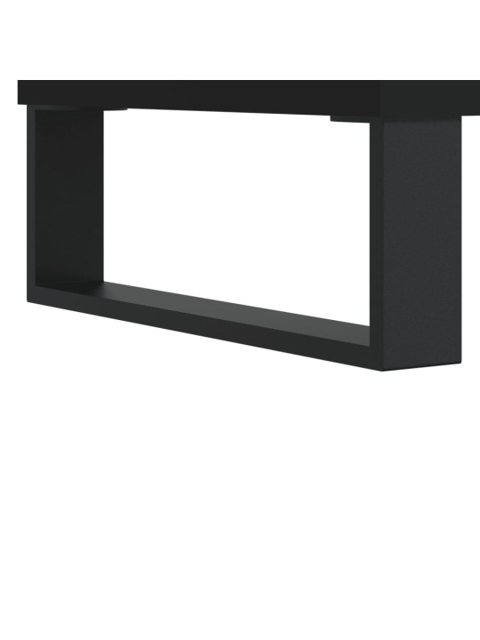 Apavu plaukts, melns, 40x36x105 cm, inženierijas koks