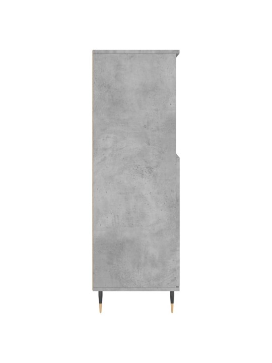 Augstais skapītis, betonpelēks, 60x36x110 cm, inženierijas koks