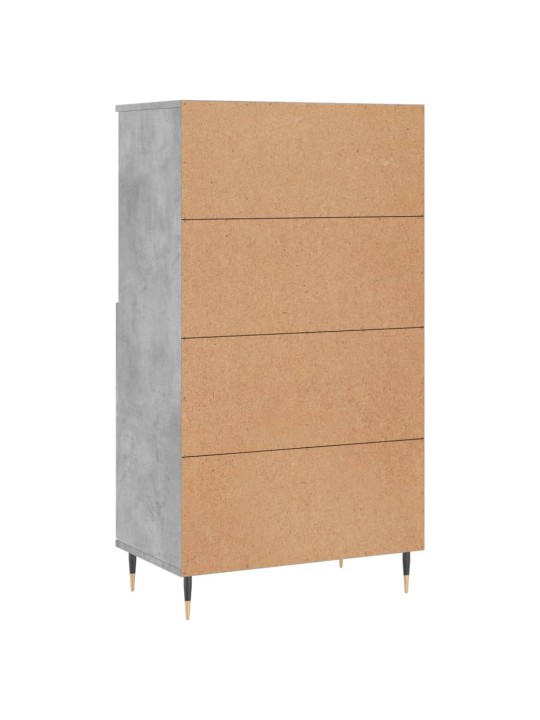 Augstais skapītis, betonpelēks, 60x36x110 cm, inženierijas koks