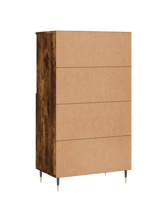 Augstais skapītis, koka krāsa, 60x36x110 cm, inženierijas koks