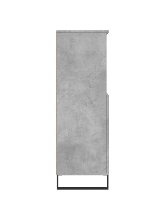 Augstais skapītis, betonpelēks, 60x36x110 cm, inženierijas koks
