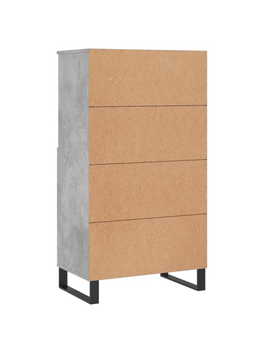 Augstais skapītis, betonpelēks, 60x36x110 cm, inženierijas koks