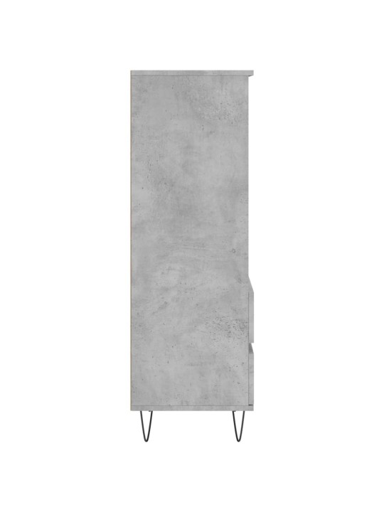 Augstais skapītis, betonpelēks, 40x36x110 cm, inženierijas koks