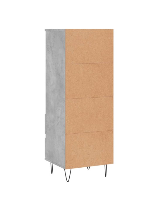 Augstais skapītis, betonpelēks, 40x36x110 cm, inženierijas koks