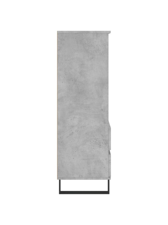 Augstais skapītis, betonpelēks, 40x36x110 cm, inženierijas koks