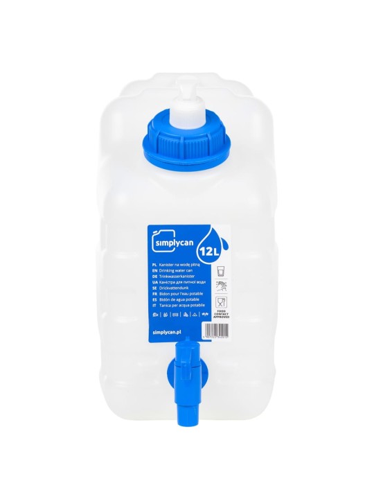 Ūdens tvertne ar krānu un ziepju dozatoru, 10 l, plastmasa