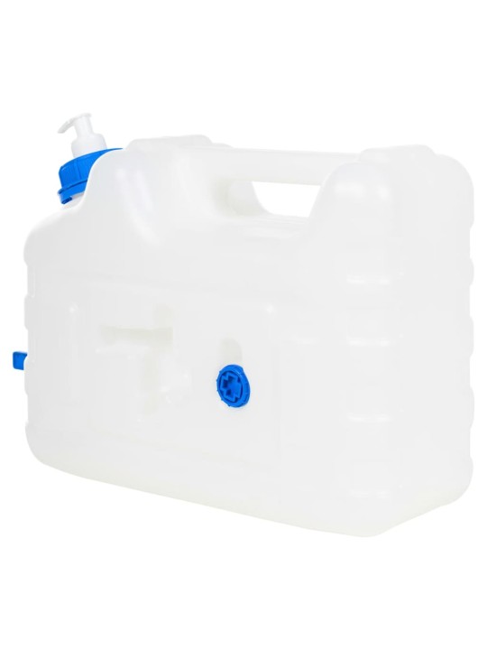 Ūdens tvertne ar krānu un ziepju dozatoru, 10 l, plastmasa