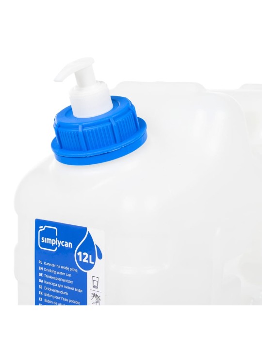 Ūdens tvertne ar krānu un ziepju dozatoru, 10 l, plastmasa