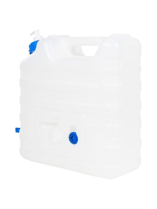 Ūdens tvertne ar krānu un ziepju dozatoru, 15 l, plastmasa