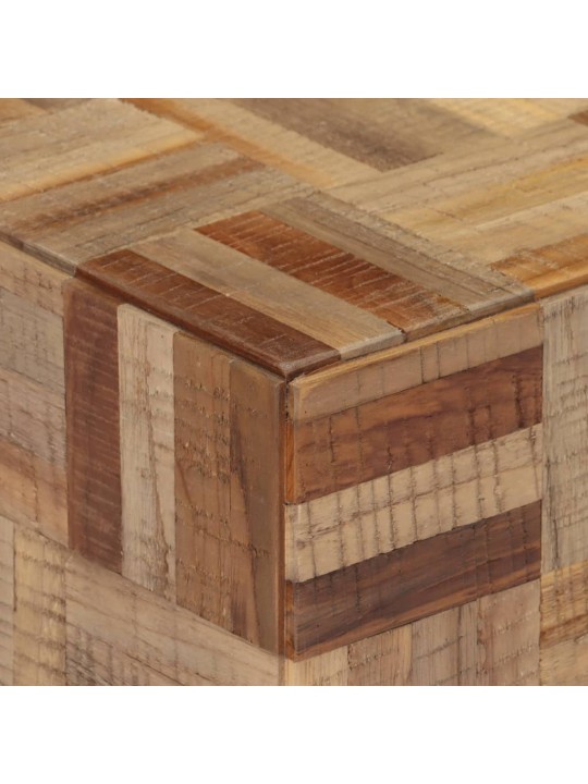 Kafijas galdiņš, pelēks, 55x55x40 cm, pārstrādāts tīkkoks