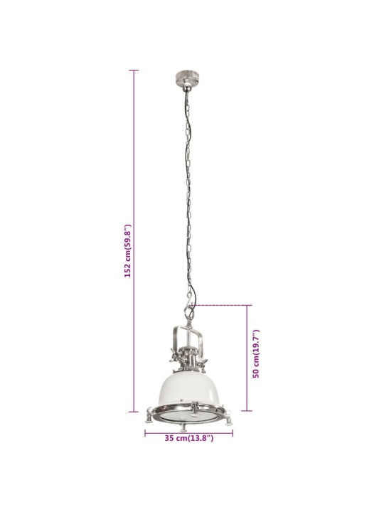 Griestu lampa, 35x35x152 cm, alumīnijs