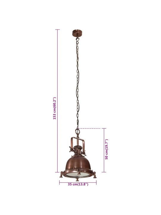 Griestu lampa, 35x35x153 cm, alumīnijs