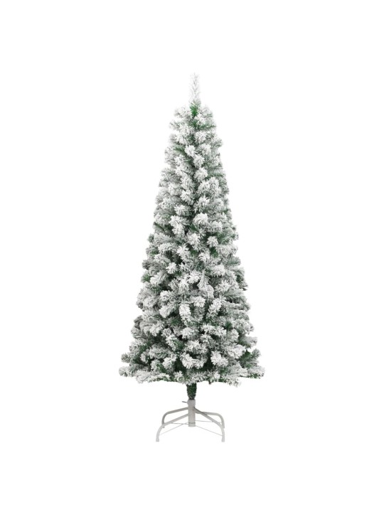 Mākslīgā ziemassvētku egle ar sniegu, 240 cm