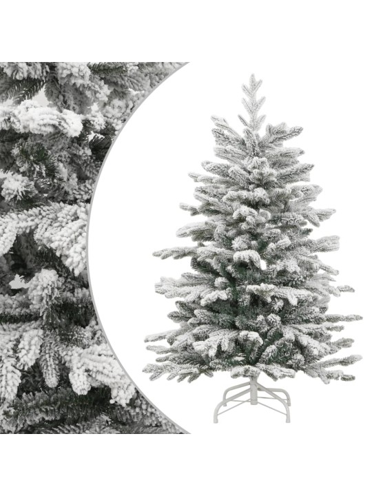 Mākslīgā ziemassvētku egle ar sniegu, 240 cm