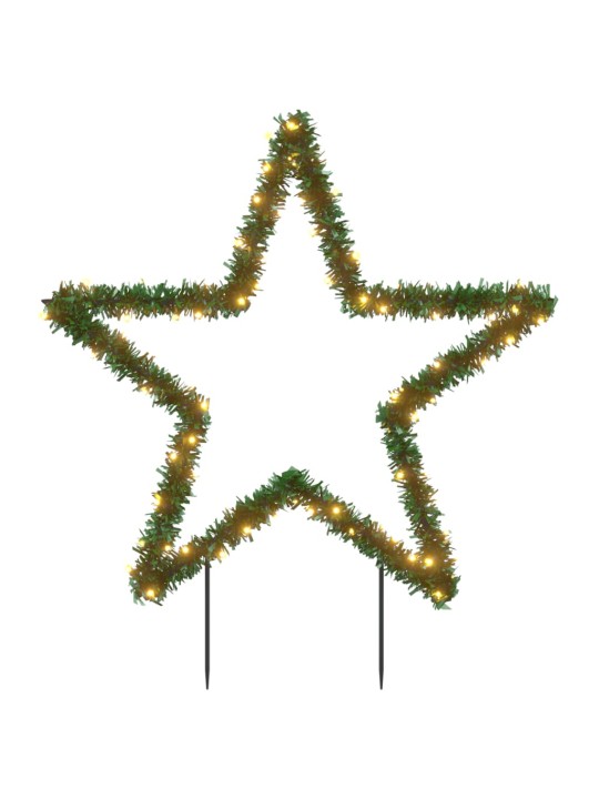Ziemassvētku gaismas dekors, zvaigznes forma, 80 LED, 60 cm