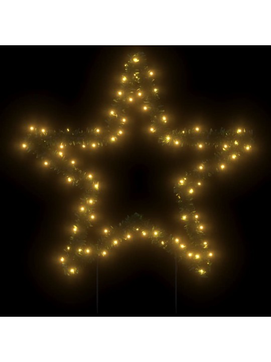 Ziemassvētku gaismas dekors, zvaigznes forma, 80 LED, 60 cm