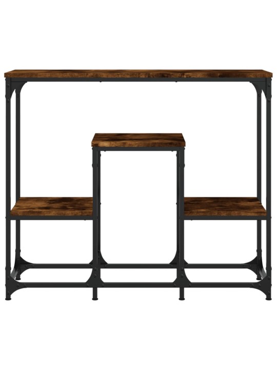 Konsoles galdiņš, koka krāsa, 89,5x28x76 cm, inženierijas koks