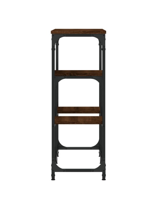Konsoles galdiņš, brūns, 89,5x28x76 cm, inženierijas koks